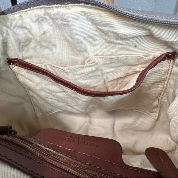 Sundance Simplicity Leather Slouch Shoulder Bag Mineral Grey - Picture 11 of 16